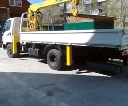 Самопогрузчик Hyundai HD 78 с КМУ SOOSAN 2013 года б/у фото 2