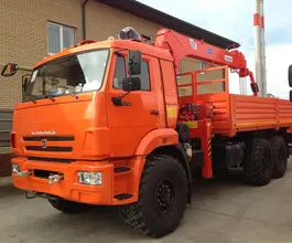 Самопогрузчик Камаз 43118 с КМУ kanglim 1256 2026 года новый