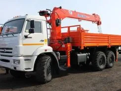 Самопогрузчик Камаз 43118 с КМУ Kanglim 1256 2026 года новый