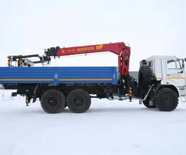 Самопогрузчик Камаз 43118 с КМУ ГАЛИЧАНИН КМА-150-5 2026 года новый
