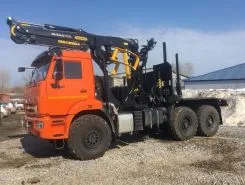 Лесовоз с КМУ Лесовоз  Камаз 43118 с КМУ  2025 года новый