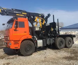 Лесовоз с КМУ Лесовоз  Камаз 43118 с КМУ  2025 года новый