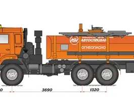 Автотопливозаправщик АТЗ 10 м3  Камаз 43118 2018 года новый