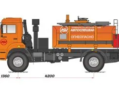 Автотопливозаправщик АТЗ 7.5 м3  Камаз 42502 2018 года новый