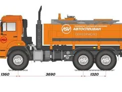 Бензовоз АЦ 11.5 м3  Камаз 43118 2019 года новый