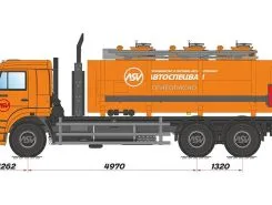 Бензовоз АЦ 16 м3  Hyundai R220 2019 года новый