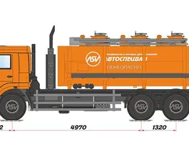 Бензовоз АЦ 17 м3  Камаз 65111 2019 года новый