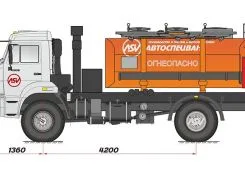 Бензовоз АЦ 7.5 м3  Камаз 43502 2019 года новый