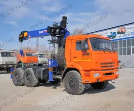 Тягач с КМУ Камаз 43118-3027-46 2018 года новый