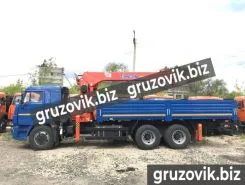 Самопогрузчик Камаз 65115 с КМУ  2019 года новый фото 2