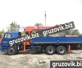 Самопогрузчик Камаз 65115 с КМУ  2019 года новый фото 2