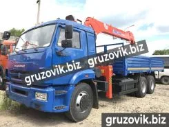 Самопогрузчик Камаз 65115 с КМУ  2019 года новый фото 3