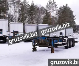 Полуприцеп-контейнеровоз Новтрак SW 240 2004 года б/у фото 3