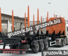 Полуприцеп-сортиментовоз Bitter лесовоз 2020 года новый фото 4