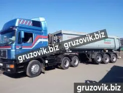 Автопоезда Shacman - с полуприцепом Grunwald 2026 года новый фото 2