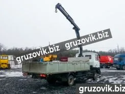 Самопогрузчик МАЗ 4370 с КМУ HIAB 099 CLX 2007 года б/у фото 4