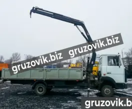 Самопогрузчик МАЗ 4370 с КМУ HIAB 099 CLX 2007 года б/у фото 3