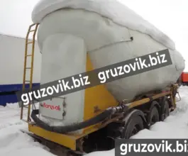 Полуприцеп-цементовоз ППЦ 33 м3  Baryval CB/3AL 2002 года б/у фото 4