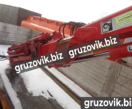 Бортовой Бортовой полуприцеп Floor с манипулятором Hiab 1996 года б/у