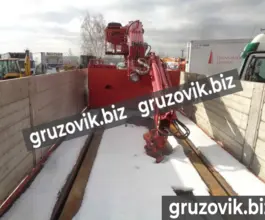 Бортовой Бортовой полуприцеп Floor с манипулятором Hiab 1996 года б/у фото 4