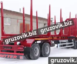 Полуприцеп-сортиментовоз BITTER сортиментовоз лесовоз 2020 года новый фото 3