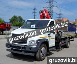 Самопогрузчик ГАЗ Газель Next с КМУ Unic 2019 года б/у