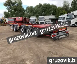 Полуприцеп-контейнеровоз Meusburger Новтрак 2020 года новый фото 3