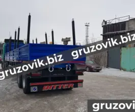 Бортовой BITTER полуприцеп-лесовоз 2020 года новый фото 4