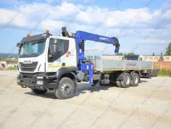Самопогрузчик IVECO EuroTrakker с КМУ DongYang 1956 2018 года новый