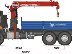 Самопогрузчик Камаз 43118 с КМУ Kanglim 1256G-2 2018 года новый