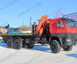 Самопогрузчик Камаз 65222 с КМУ Palfinger 23500 2018 года новый