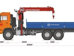 Самопогрузчик Камаз 43118 с КМУ Kanglim 2056 2018 года новый