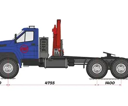 Тягач с КМУ Урал Next 4320-6952-74Г38 2018 года новый