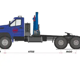 Тягач с КМУ Урал Next 4320-6952-74Г38 2018 года новый