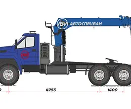 Тягач с КМУ Урал Next 4320-6952-72Г38 2018 года новый