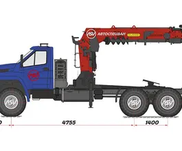 Тягач с КМУ Урал Next 4320-6952-72Г38 2018 года новый