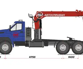 Тягач с КМУ Урал Next 4320-6952-74Г38 2018 года новый фото 2