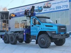 Тягач с КМУ Урал Next 4320-6952-74Г38 2018 года новый