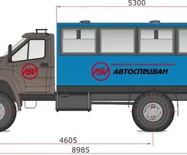 Вахтовый автобус Вахтовый автобус Урал 3255 2018 года новый фото 2