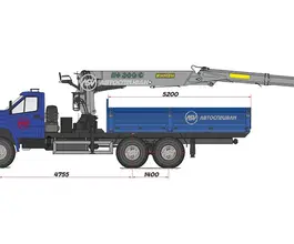 Самопогрузчик Урал 4320 NEXT с КМУ ИФ-300 2018 года новый