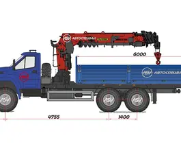 Самопогрузчик Урал 4320 NEXT с КМУ IT-200 2018 года новый