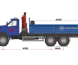 Самопогрузчик Урал 4320 NEXT с КМУ Palfinger 23500 2018 года новый