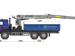 Самопогрузчик Урал 4320 с КМУ ИФ-300 2018 года новый
