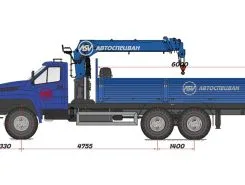 Самопогрузчик Урал 4320 NEXT с КМУ DY 1926 2018 года новый