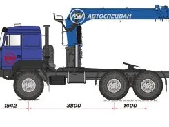 Тягач с КМУ Урал 44202-82 2018 года новый фото 2
