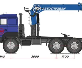 Тягач с КМУ Урал 44202-82 2018 года новый фото 2