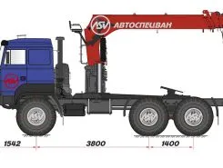 Тягач с КМУ Урал 44202-3511-82М 2018 года новый