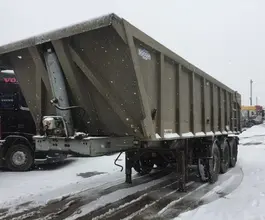 Самосвальный полуприцеп Алюминиевый полуприцеп KAISER 1 2001 года б/у фото 4
