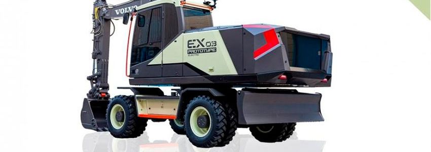 Электрический экскаватор Volvo CE EX03